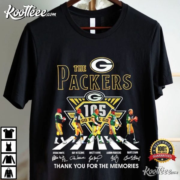 The Green Bay Packers Abbey Road Signatures T-Shirt