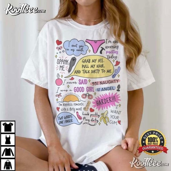 Naughty Gift For Her Dirty Adult Humor T-Shirt