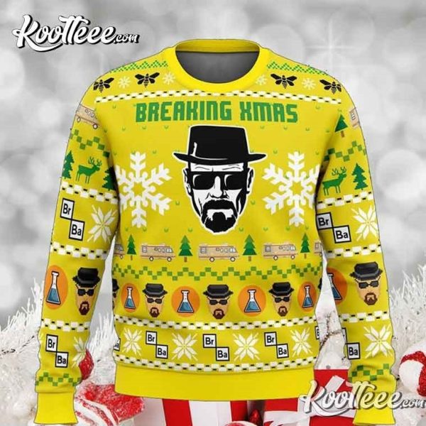 Breaking Xmas Breaking Bad Ugly Christmas Sweater