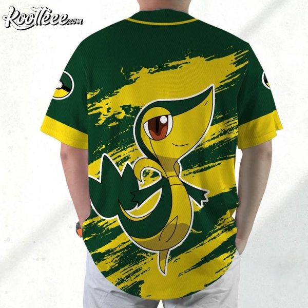 Snivy Pokemon Baseball Jersey