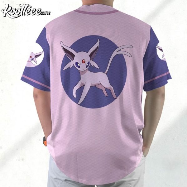 Espeon Japanese Anime Gift Baseball Jersey