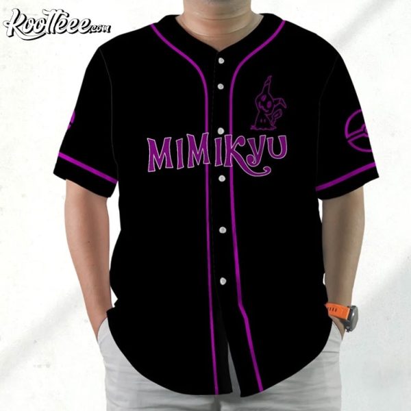 Mimikyu Pokemon Gift Baseball Jersey