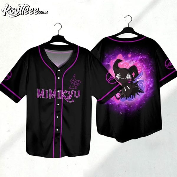 Mimikyu Pokemon Gift Baseball Jersey