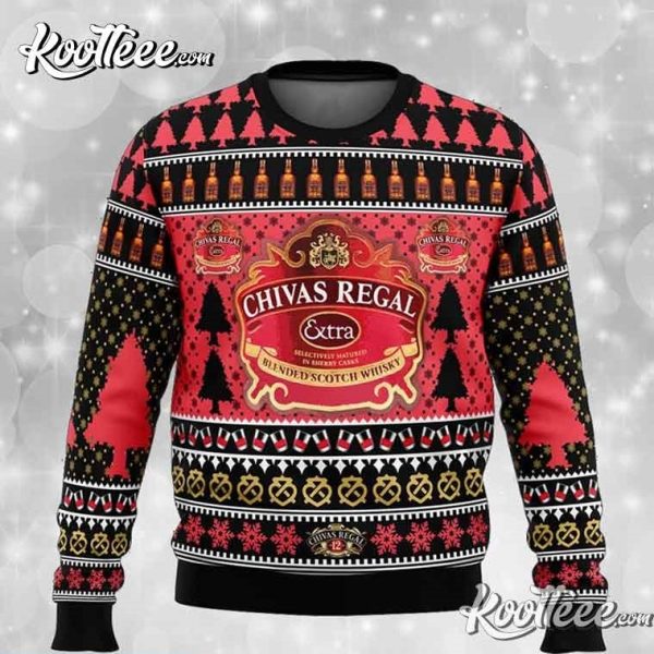 Chivas Regal Scotch Whisky Ugly Christmas Sweater