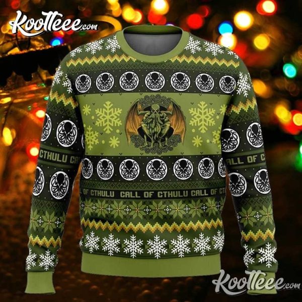 Call Of Cthulu Game Ugly Christmas Sweater