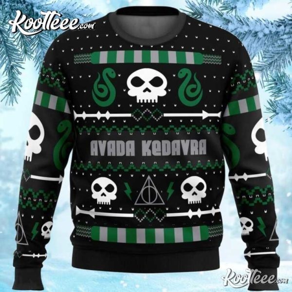 Harry Potter Avada Kedavra Ugly Christmas Sweater