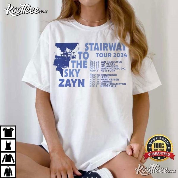 Zayn Stairway To The Sky Tour 2024 T-Shirt