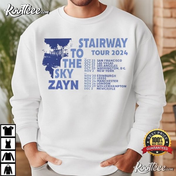 Zayn Stairway To The Sky Tour 2024 T-Shirt