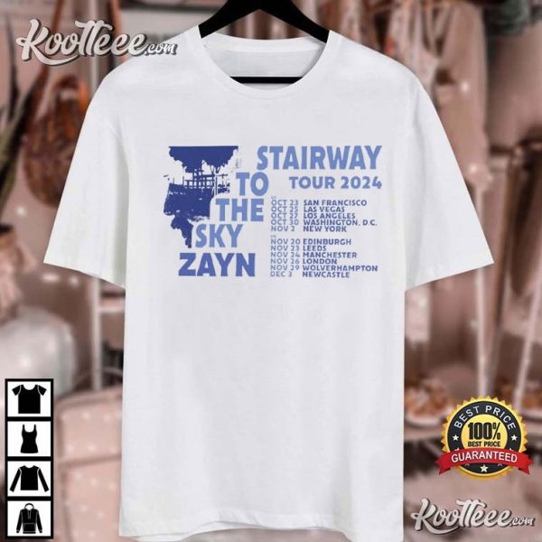 Zayn Stairway To The Sky Tour 2024 T-Shirt