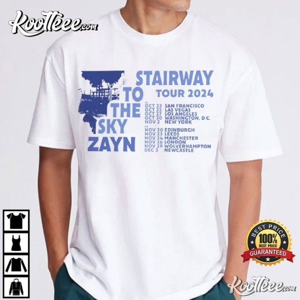 Zayn Stairway To The Sky Tour 2024 T-Shirt