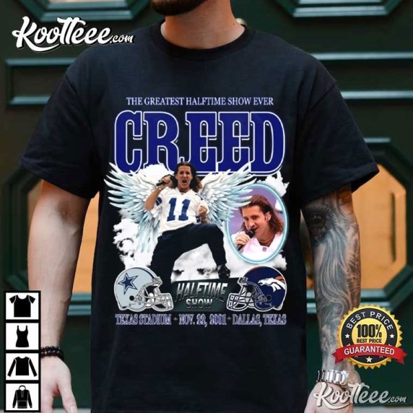 Creed Thanksgiving The Greatest Halftime Show Ever T-Shirt