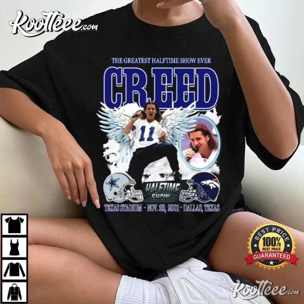 Creed Thanksgiving The Greatest Halftime Show Ever T-Shirt