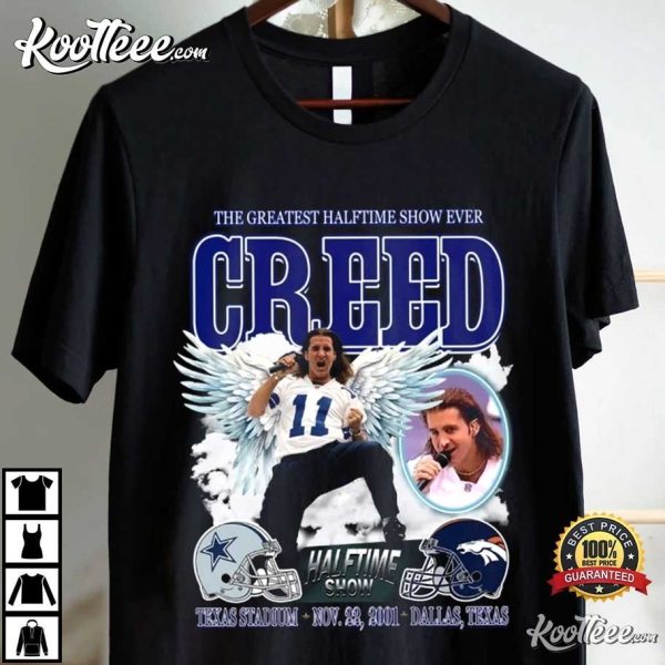 Creed Thanksgiving The Greatest Halftime Show Ever T-Shirt