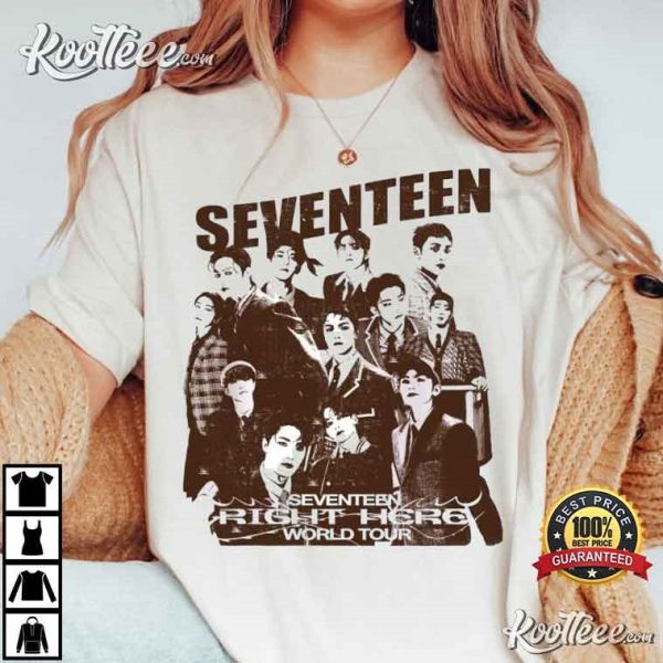 Seventeen Right Here World Tour T-Shirt