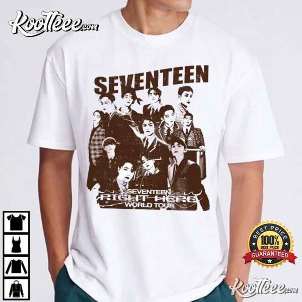 Seventeen Right Here World Tour T-Shirt