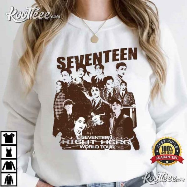 Seventeen Right Here World Tour T-Shirt