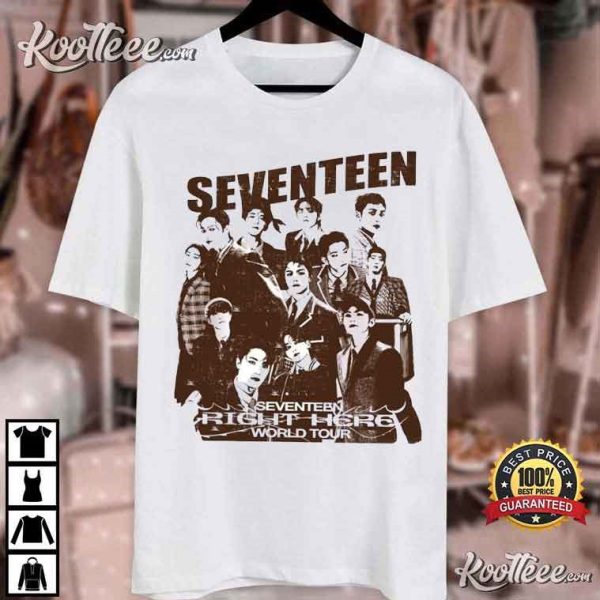 Seventeen Right Here World Tour T-Shirt