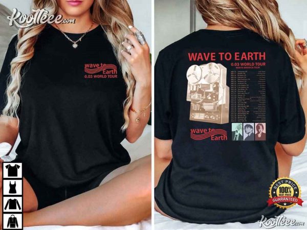 Wave To Earth 0.03 Tour 2024 Kpop T-Shirt