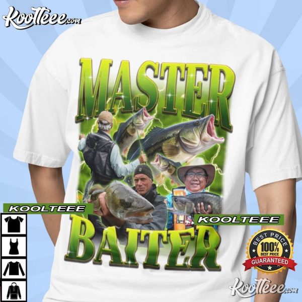 Master Baiter Vintage 90s Funny Fishing Gift T-Shirt