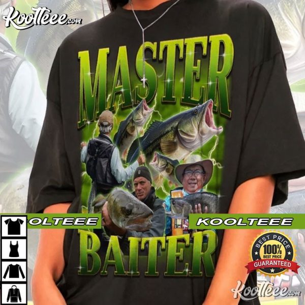 Master Baiter Vintage 90s Funny Fishing Gift T-Shirt