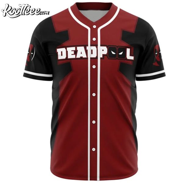 Deadpool Marvel Personalized Baseball Jersey