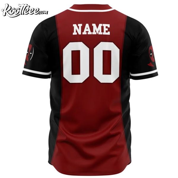 Deadpool Marvel Personalized Baseball Jersey