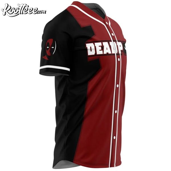 Deadpool Marvel Personalized Baseball Jersey