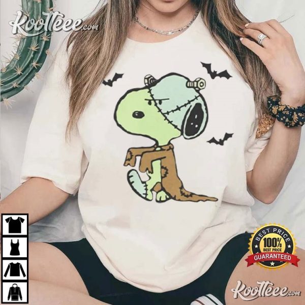 Frankenstein Snoopy Halloween T-Shirt