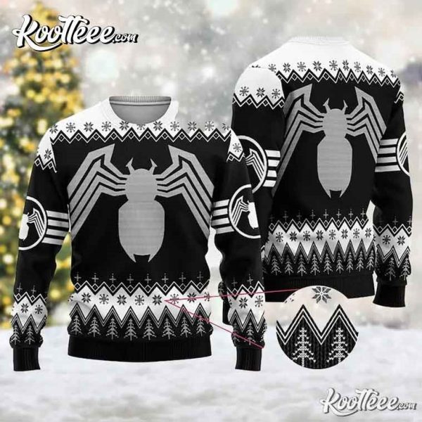 Venom Logo Ugly Christmas Ugly Sweater