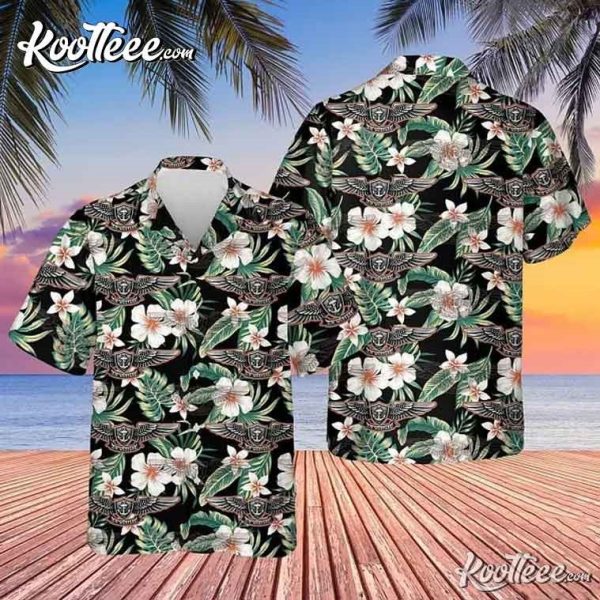 Us Navy Enlisted Aviation Warfare Specialist Hawaiian Shirt