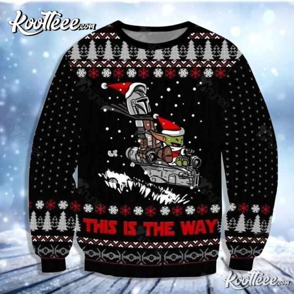 Star Wars This Is The Way Baby Yoda Ugly Christmas Sweater