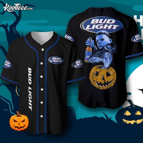 Bud Light Michael Myers Halloween Baseball Jersey