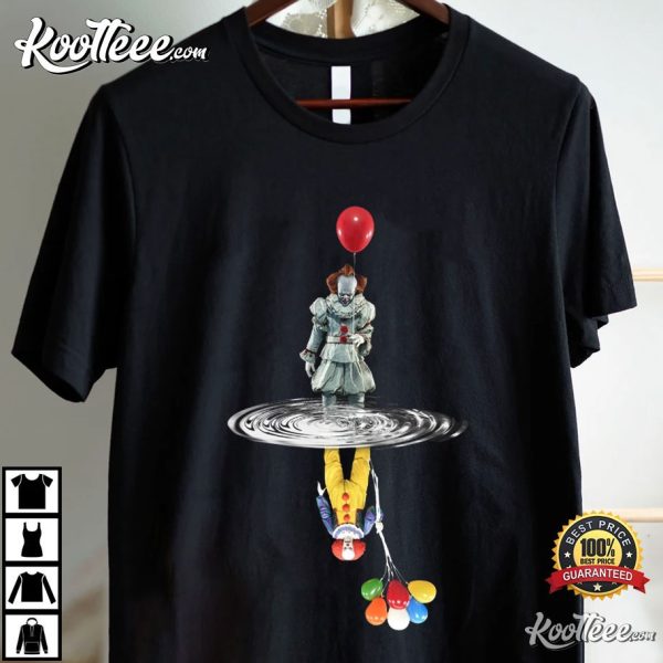 Pennywise Reflection Water Mirror Halloween T-Shirt