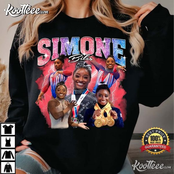 Simone Biles Gymnastic Vintage T-Shirt