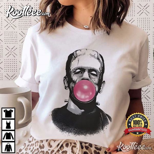 The Horror Of Frankenstein Chewing Gum Halloween Gift T-Shirt