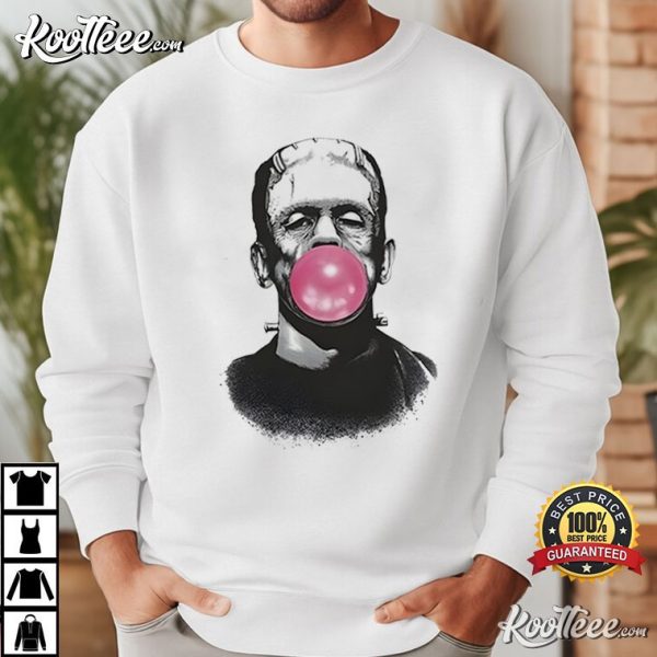 The Horror Of Frankenstein Chewing Gum Halloween Gift T-Shirt