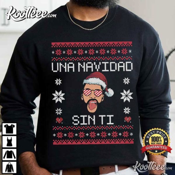 Bad Bunny Una Navidad Sin Ti Xmas T-Shirt