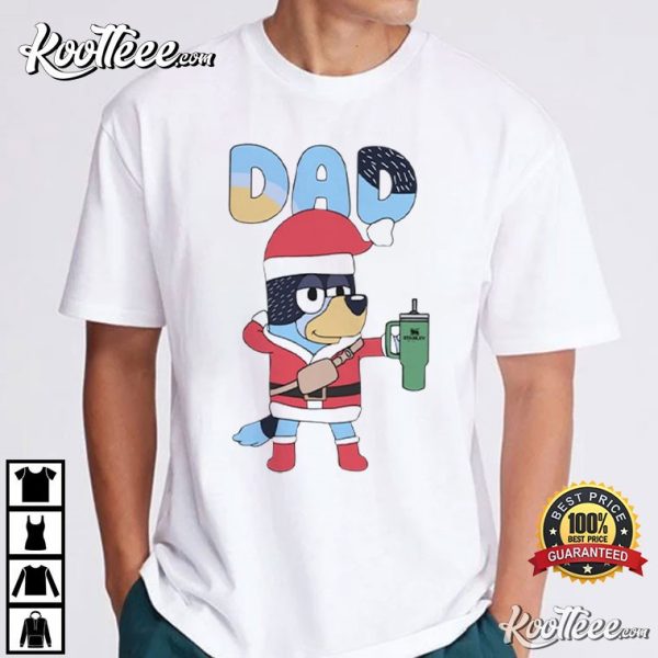 Bluey Dad Christmas Gift T-Shirt