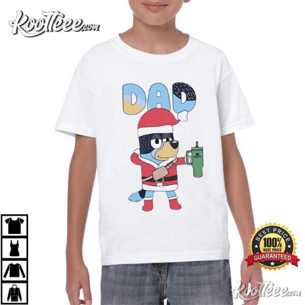 Bluey Dad Christmas Gift T-Shirt