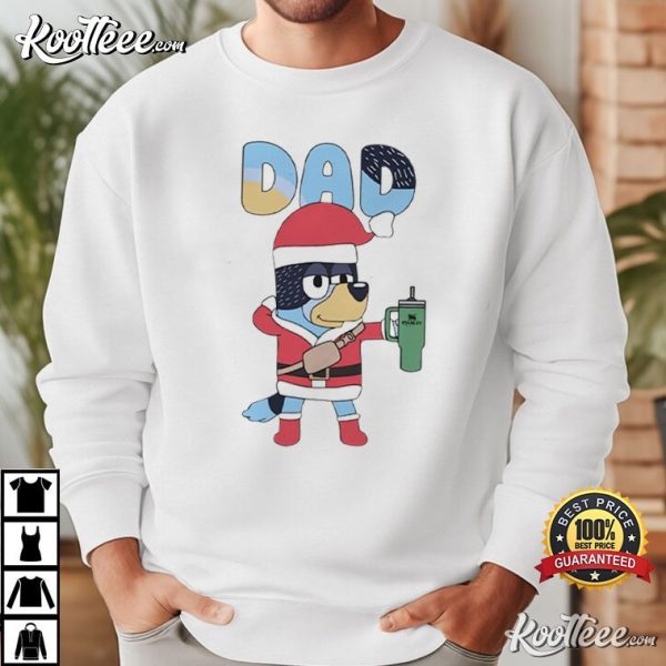 Bluey Dad Christmas Gift T-Shirt