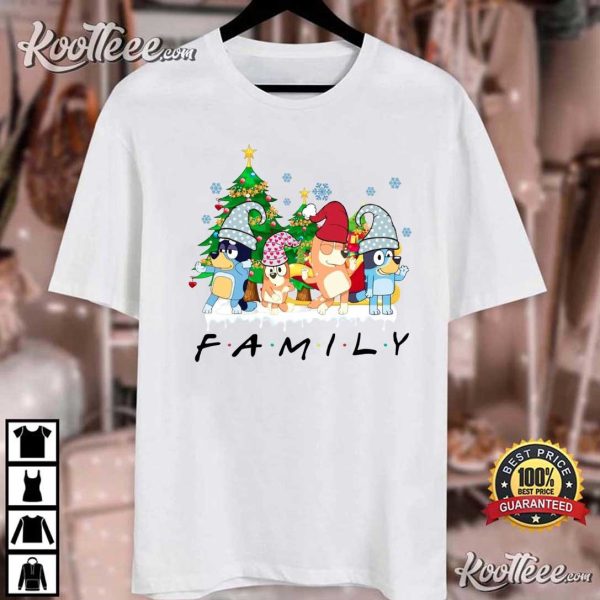 Bluey Family Christmas Gift T-Shirt