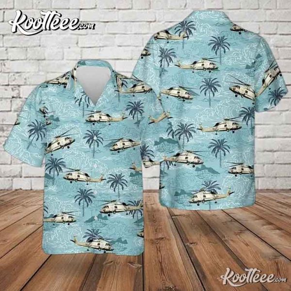 US Navy Sikorsky Seahawk Tropical Hawaiian Shirt