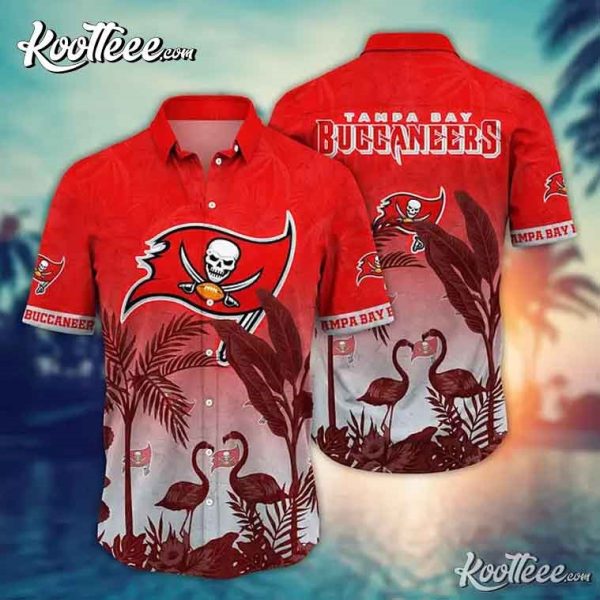 Tampa Bay Buccaneers NFL Aloha Hawaiian Shirt