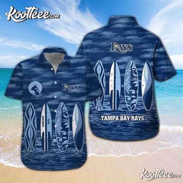 Tampa Bay Rays Surfing Beach Hawaiian Shirt