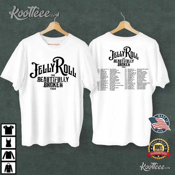 Jelly Roll The Beautifully Broken Tour 2024 T-Shirt