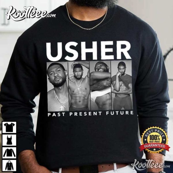 Usher Past Present Future World Tour Fan Gift T-Shirt