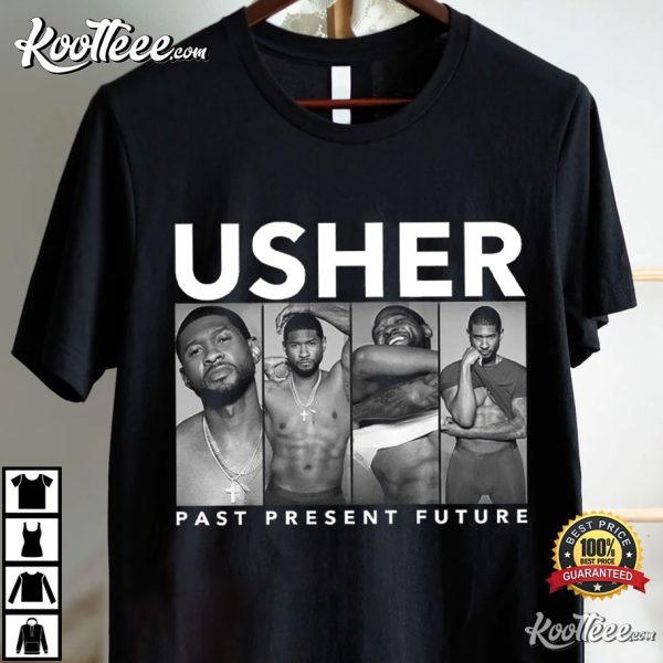 Usher Past Present Future World Tour Fan Gift T-Shirt