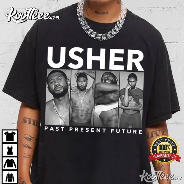 Usher Past Present Future World Tour Fan Gift T-Shirt