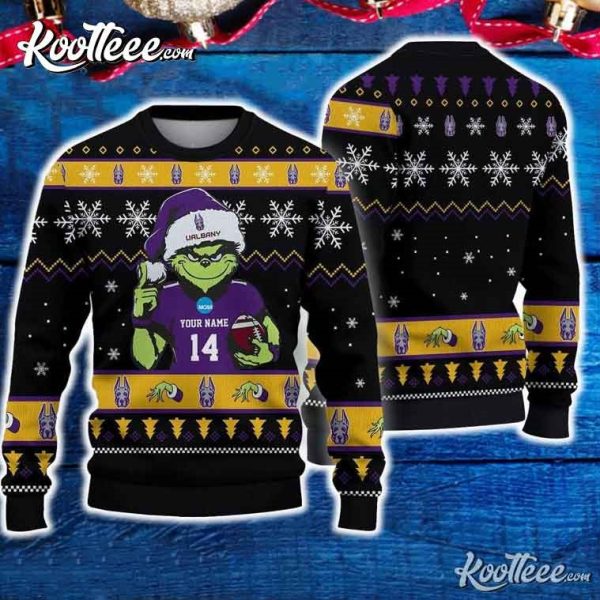 Albany Great Danes Grinch Custom Ugly Christmas Sweater