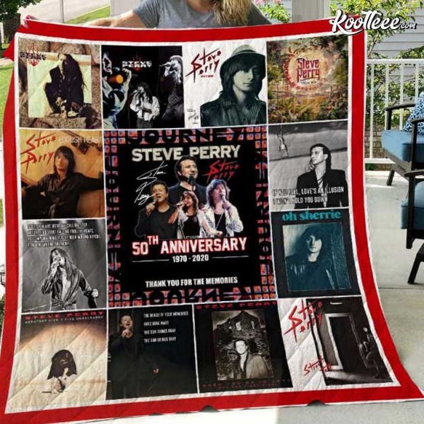 Steve Perry 50th Anniversary Quilt Blanket